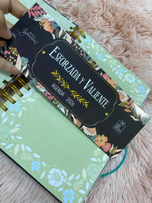 Agendas 2026 - Esforzada y valiente con espirales