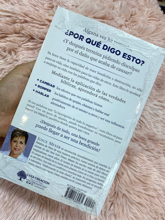 Libro ¡Esta boca mía! De Joyce Meyer la solución a sus problemas está en su boca
