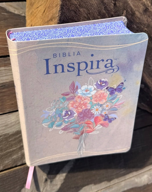 Biblia inspira artística de apuntes e ilustraciones versión NTV letra mediana