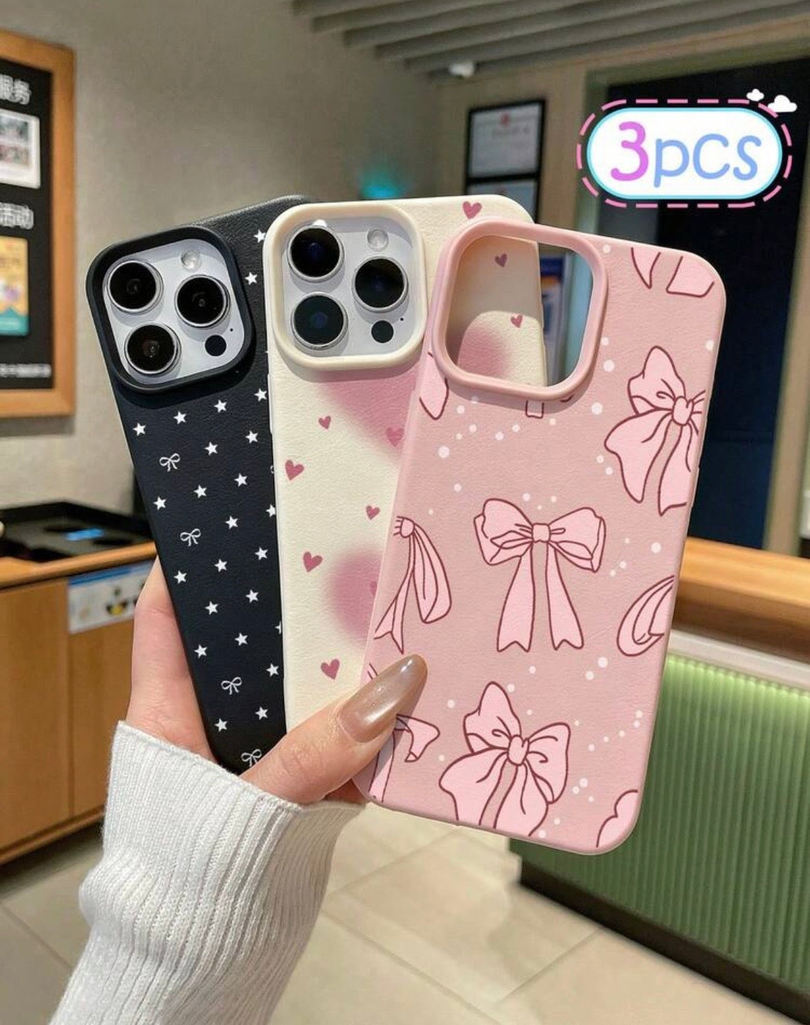 Pack de 3 Fundas para teléfonos (Bajo pedido)