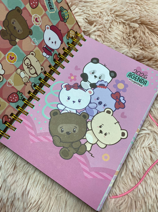 Agendas 2026 - Colección mugoshos de espirales
