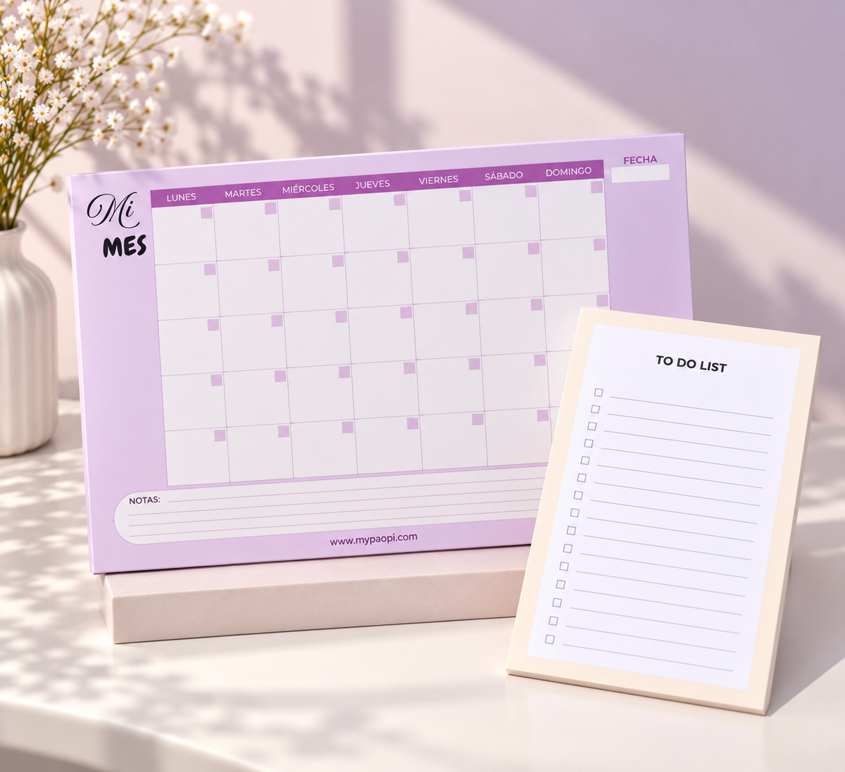 Planner to do list (planificación diaria) para escritorio