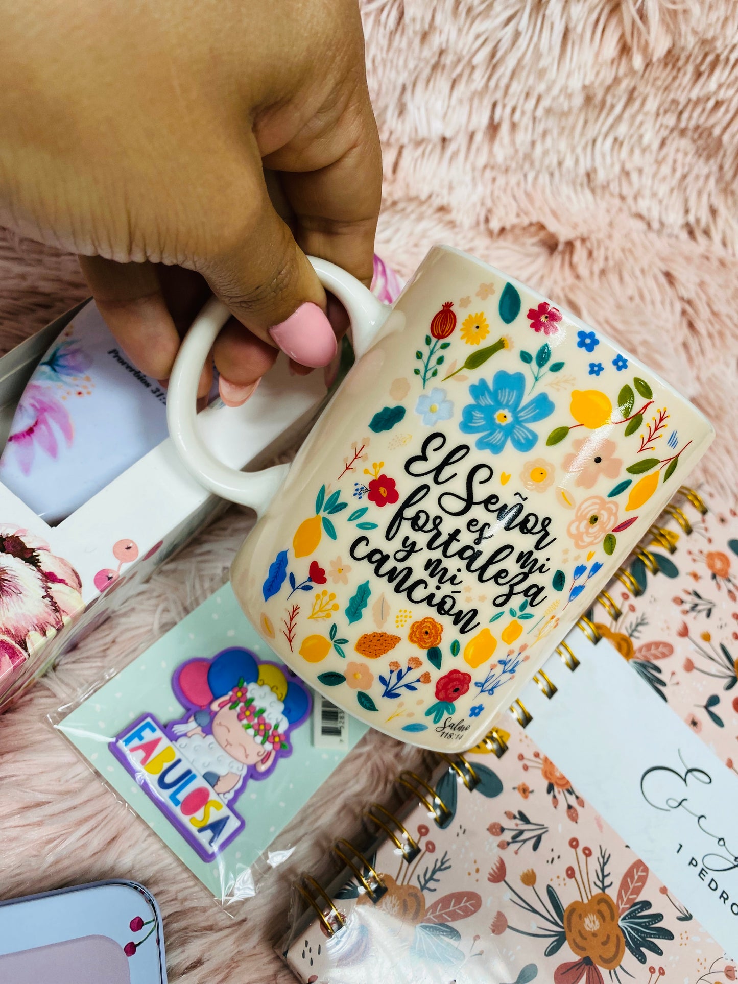 Tazas con versículos