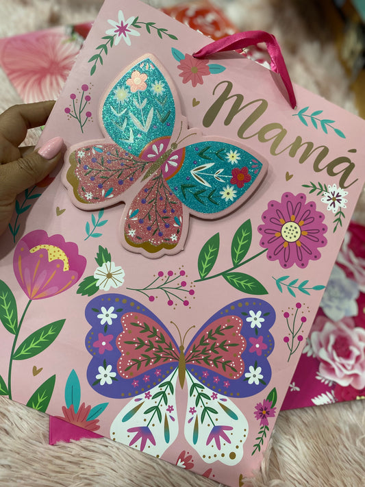 Bolsita de regalo tamaño mediana motivo día de las madres