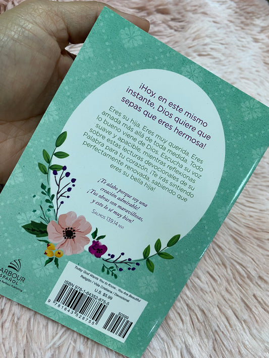 Libro de oración: hoy Dios quiere que sepa que eres hermosa