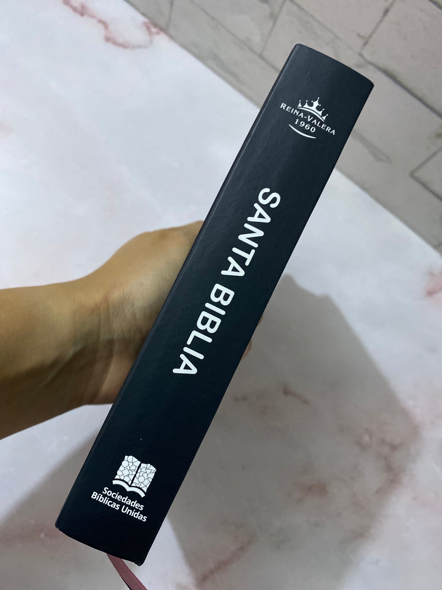 Biblia de promesas tapa dura versión RV1960 letra 8 puntos con concordancia y referencias