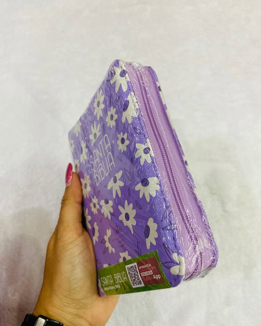 Biblia de bolsillo con cierre letra mediana versión RV60