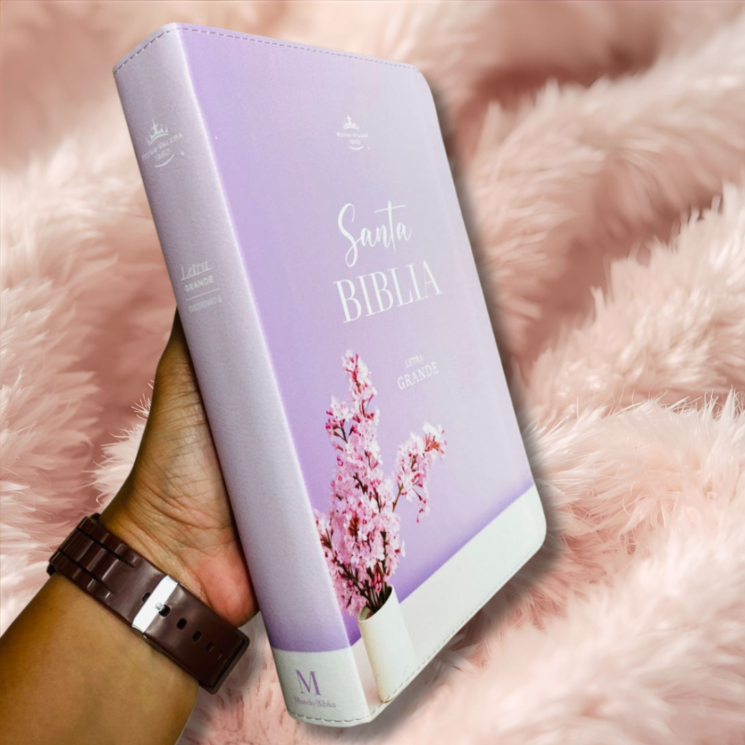 Biblia letra grande 12 puntos con índice versión RV60 y concordancia