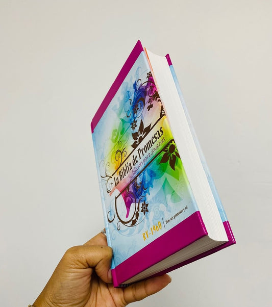 Biblia de promesas para jóvenes en tapa dura versión RV1960 letra mediana