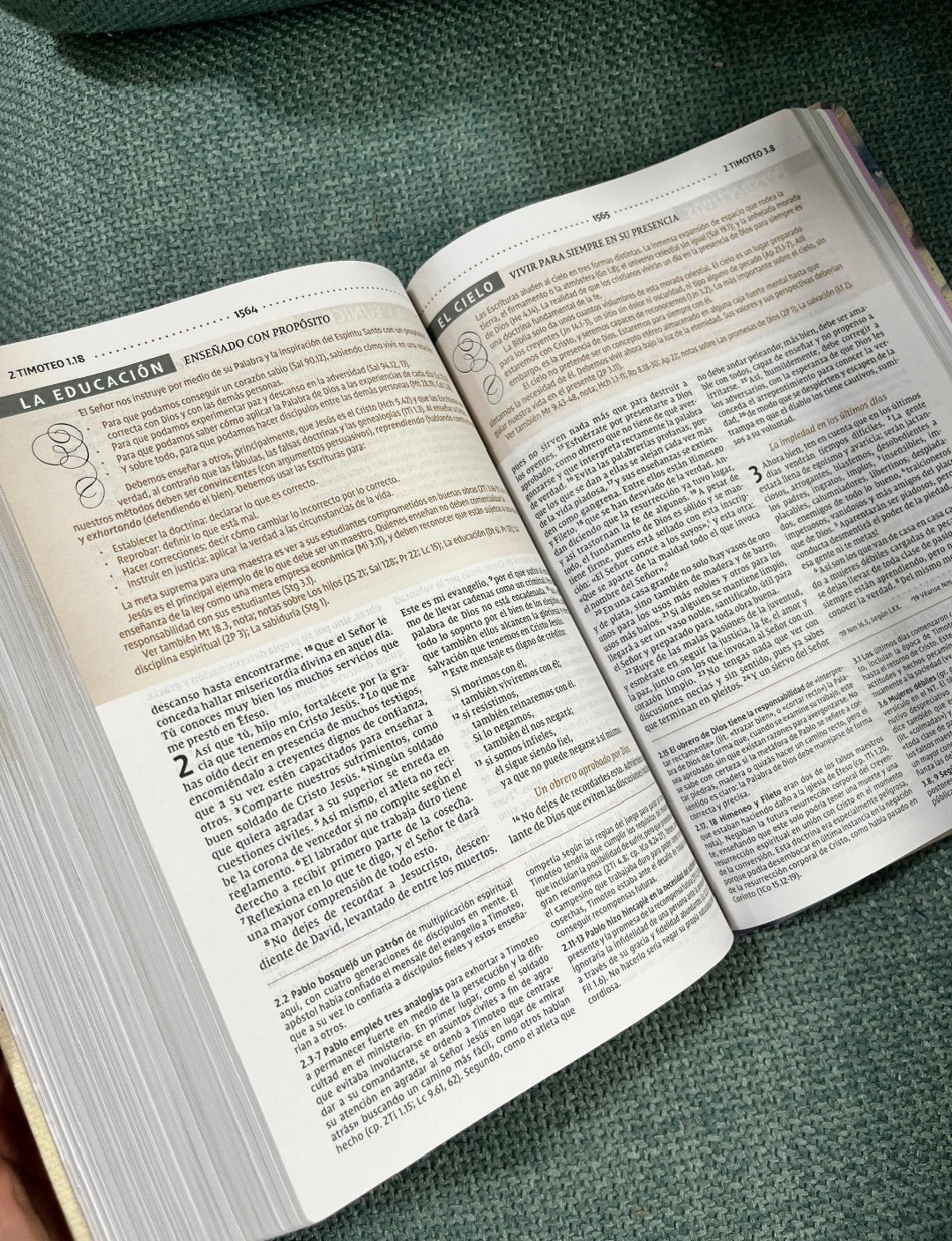 Biblia de estudio para mujeres versión NVI tapa semi dura letra mediana 9 puntos