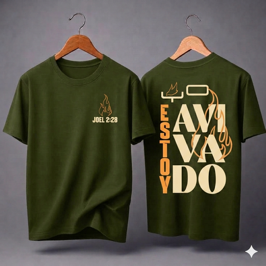 Franela de algodón premium 20/1 colección cristiana unisex doble DTF