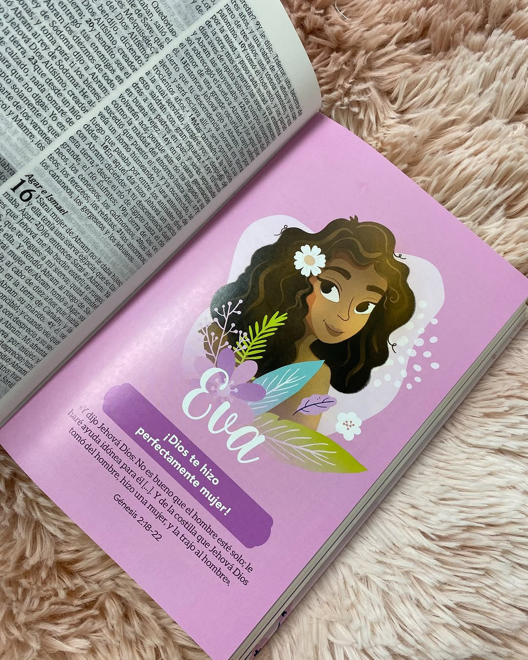 Biblia de promesas para niñas versión RV1960 ilustrada en tapa dura y promesas marcadas