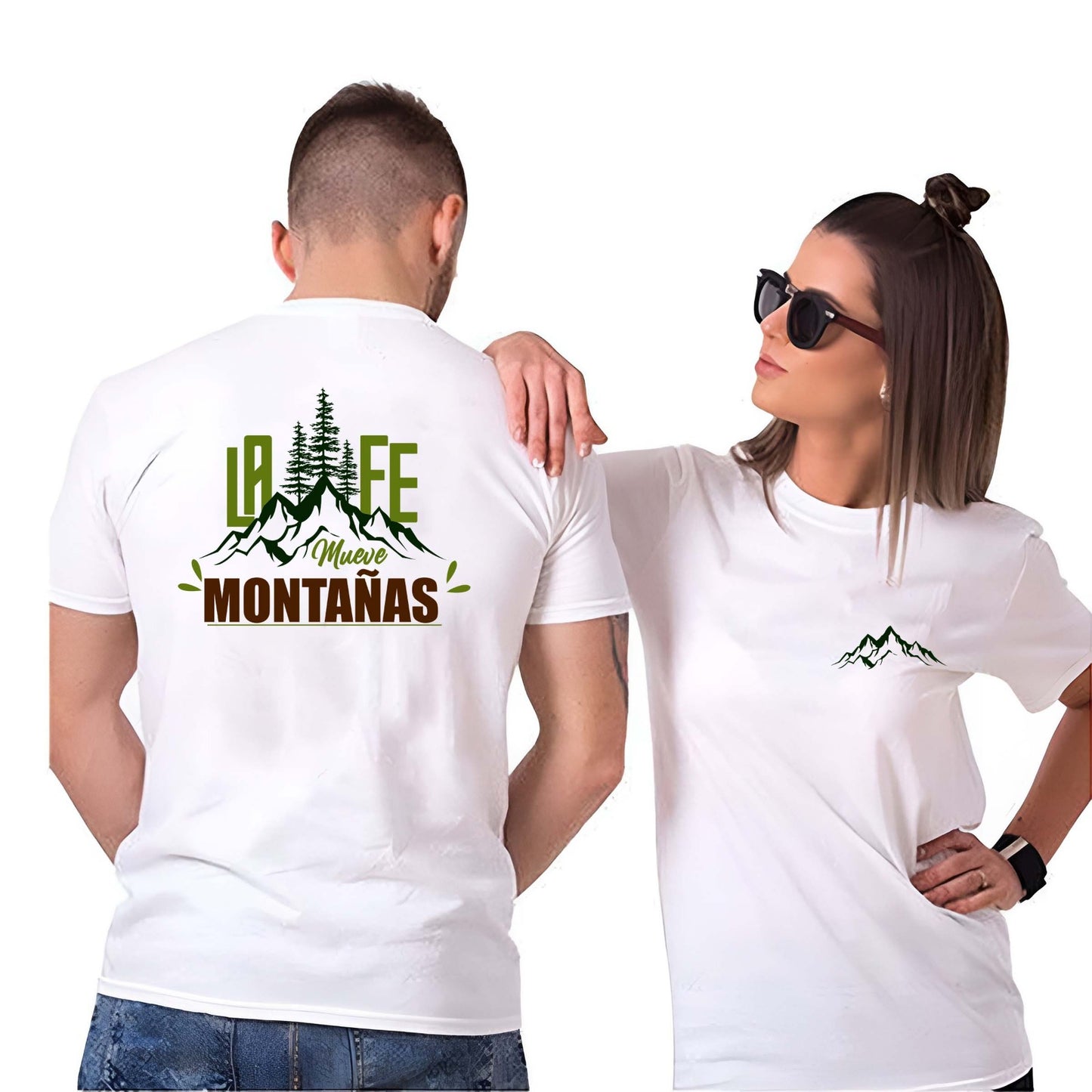 Franela de algodón liviano 24/1 colección cristiana unisex doble DTF