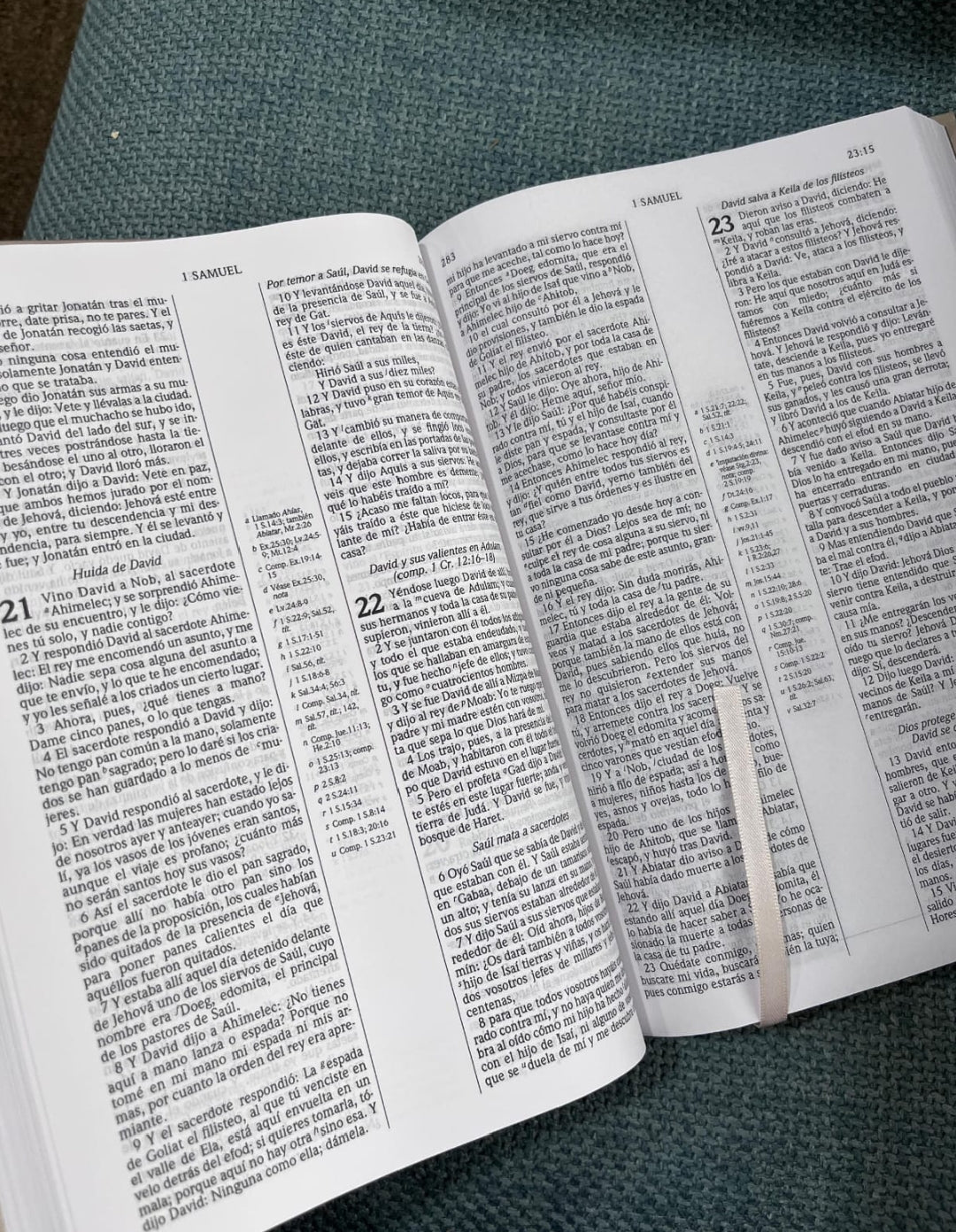 Biblia de estudio scofield en tapa dura letra mediana versión RV1960