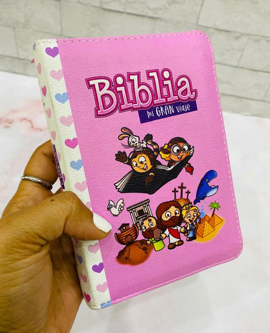 Biblia para niños ilustrada con cierre versión RV60