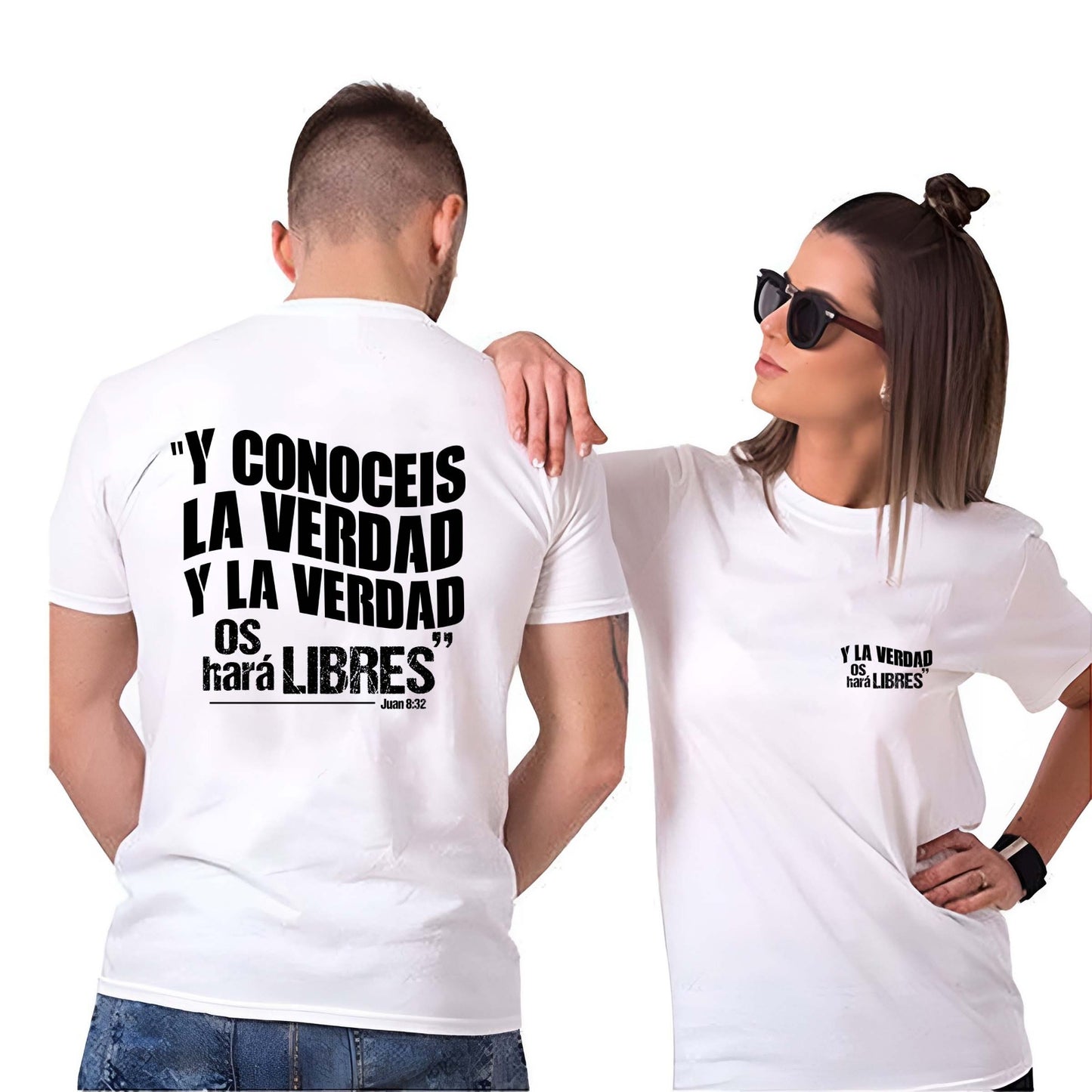 Franela de algodón premium 20/1 colección cristiana unisex doble DTF