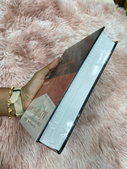 Biblia bilingüe versión RVR 1960 KJV tamaño personal tapa dura color negro