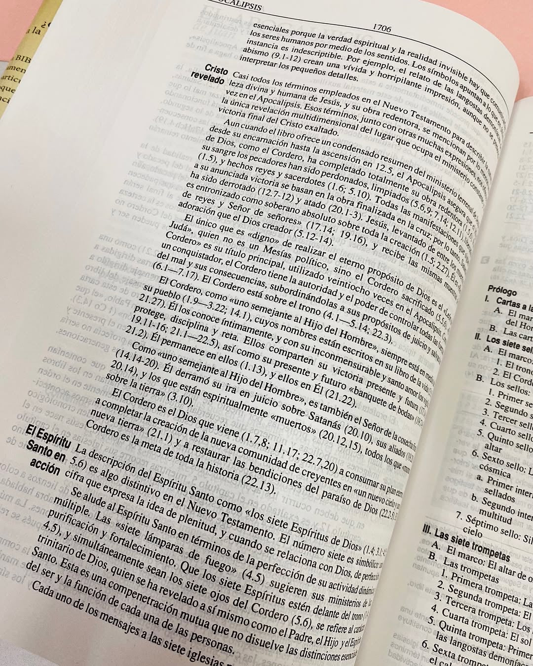 Biblia de estudio plenitud en tapa dura versión RV1960 letra mediana