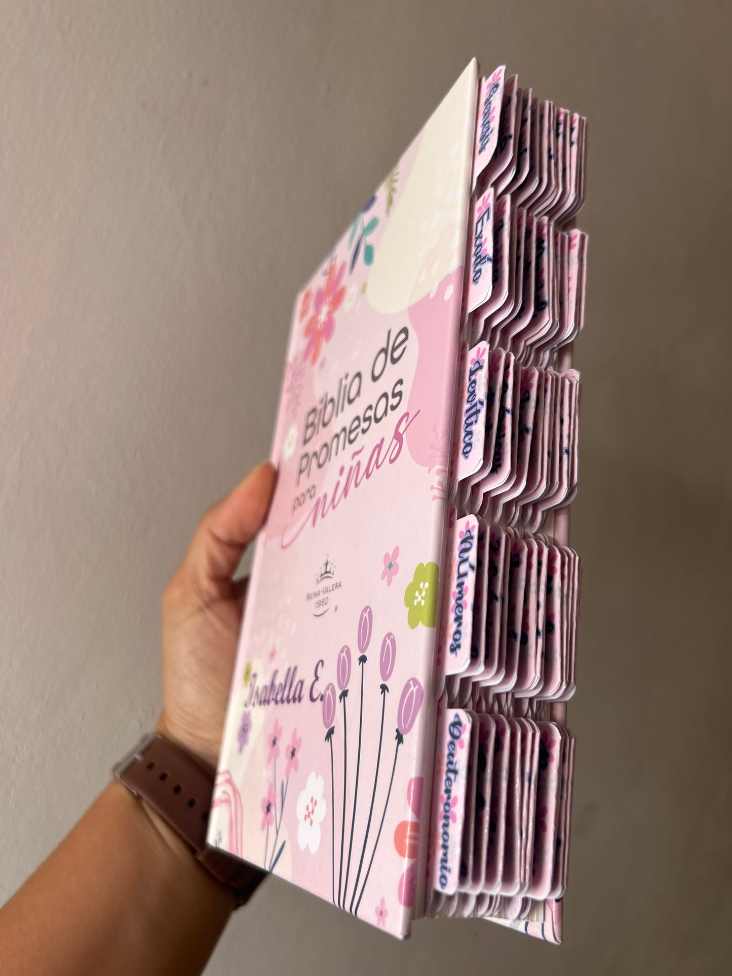 Biblia de promesas para niñas RV1960 tapa dura + personalizado