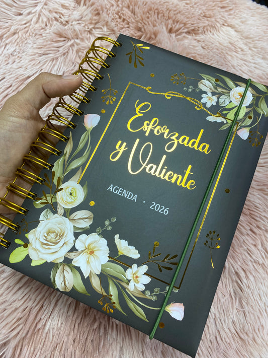 Agendas 2026 - Esforzada y valiente con espirales