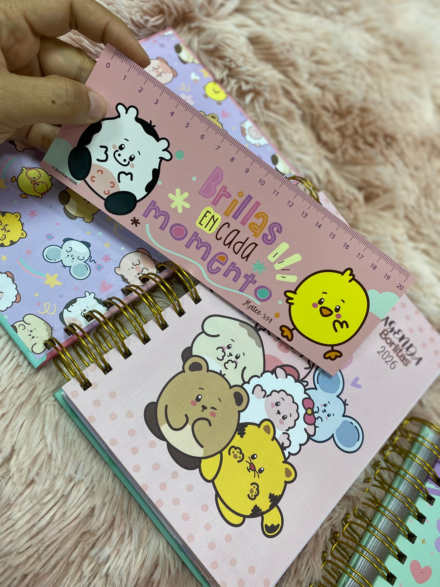 Agendas 2026 - Colección borlitas de espirales