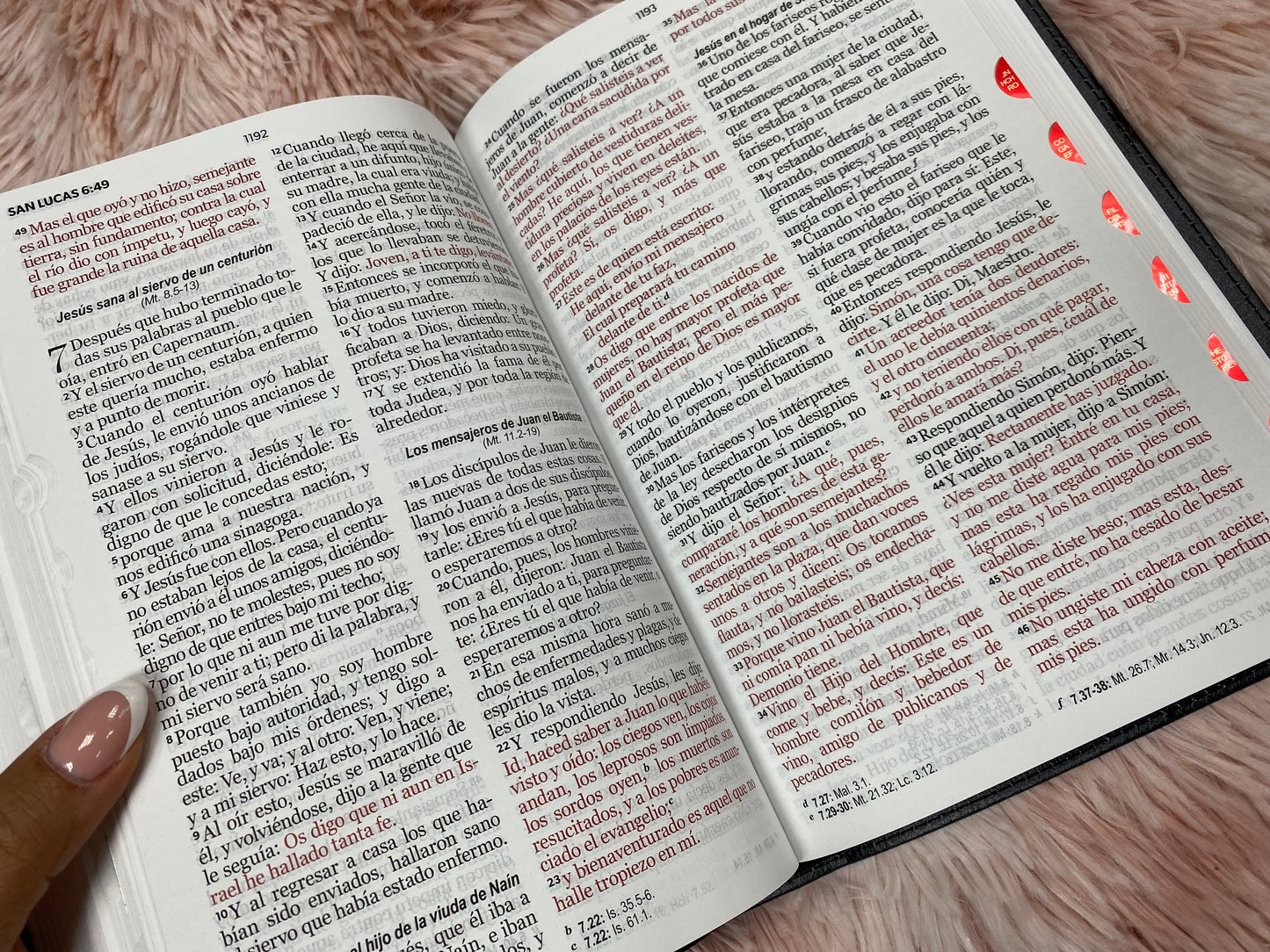 Biblia letra grande 12 puntos tapa flexible versión RV1960 con índice y con concordancia