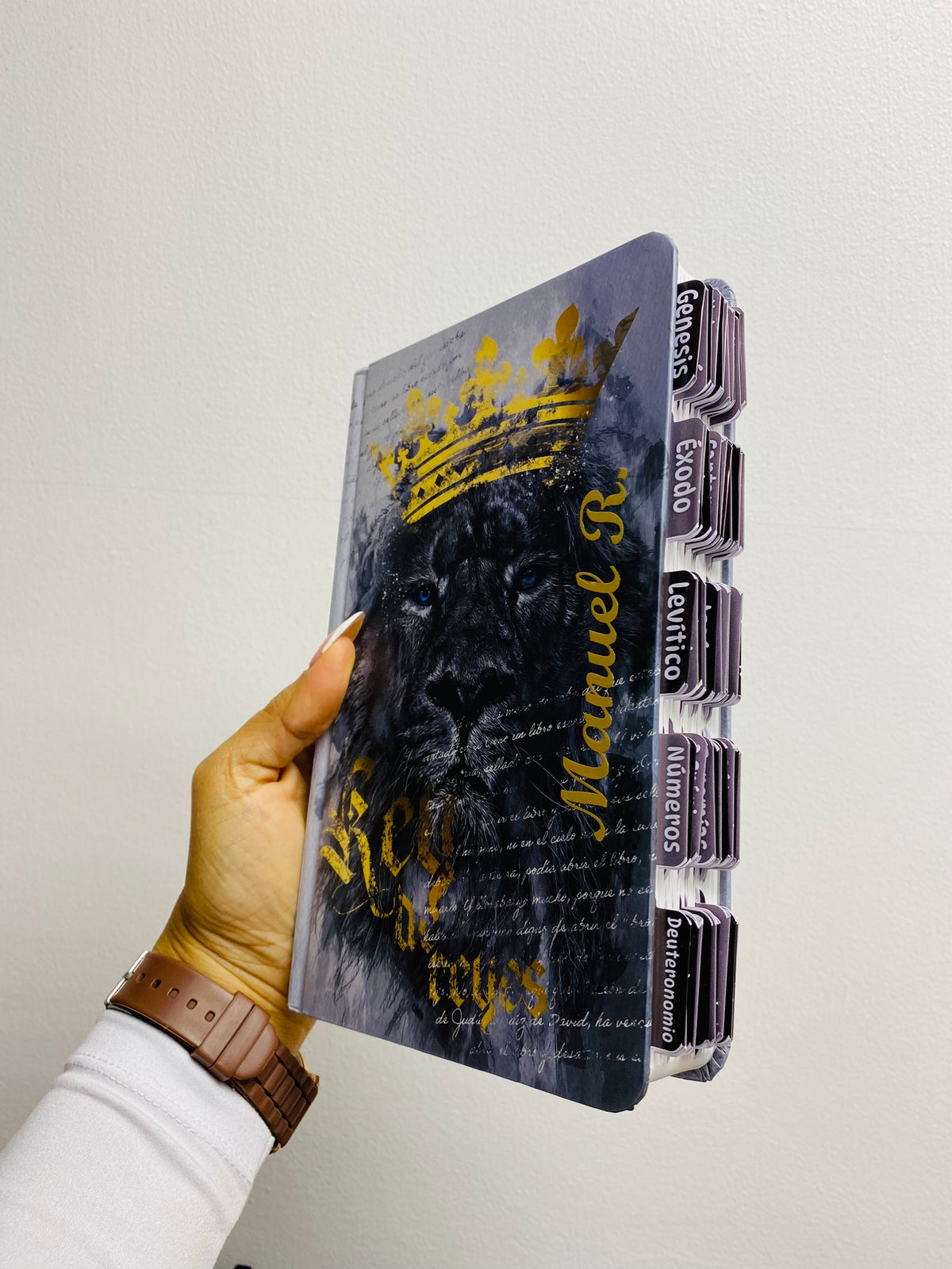 Biblia RV1960 letra grande 10 puntos tapa dura + personalizado