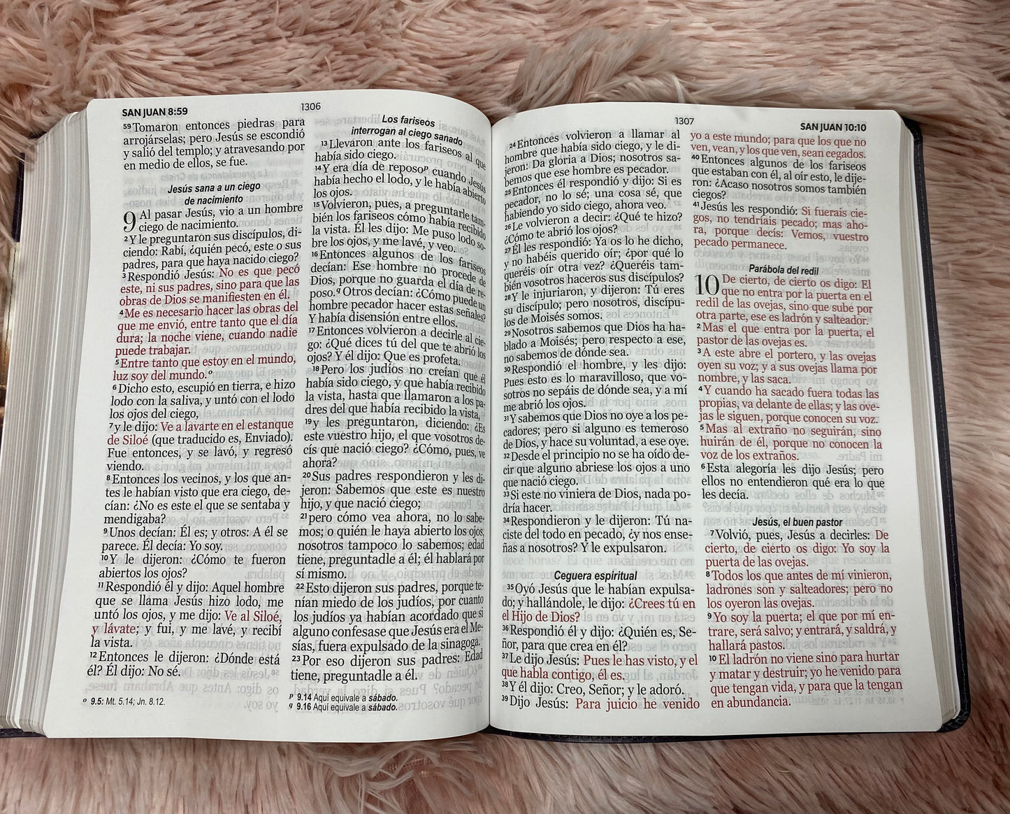 Biblia letra gigante de 15 puntos en tapa flexible con canto dorado versión RV1960