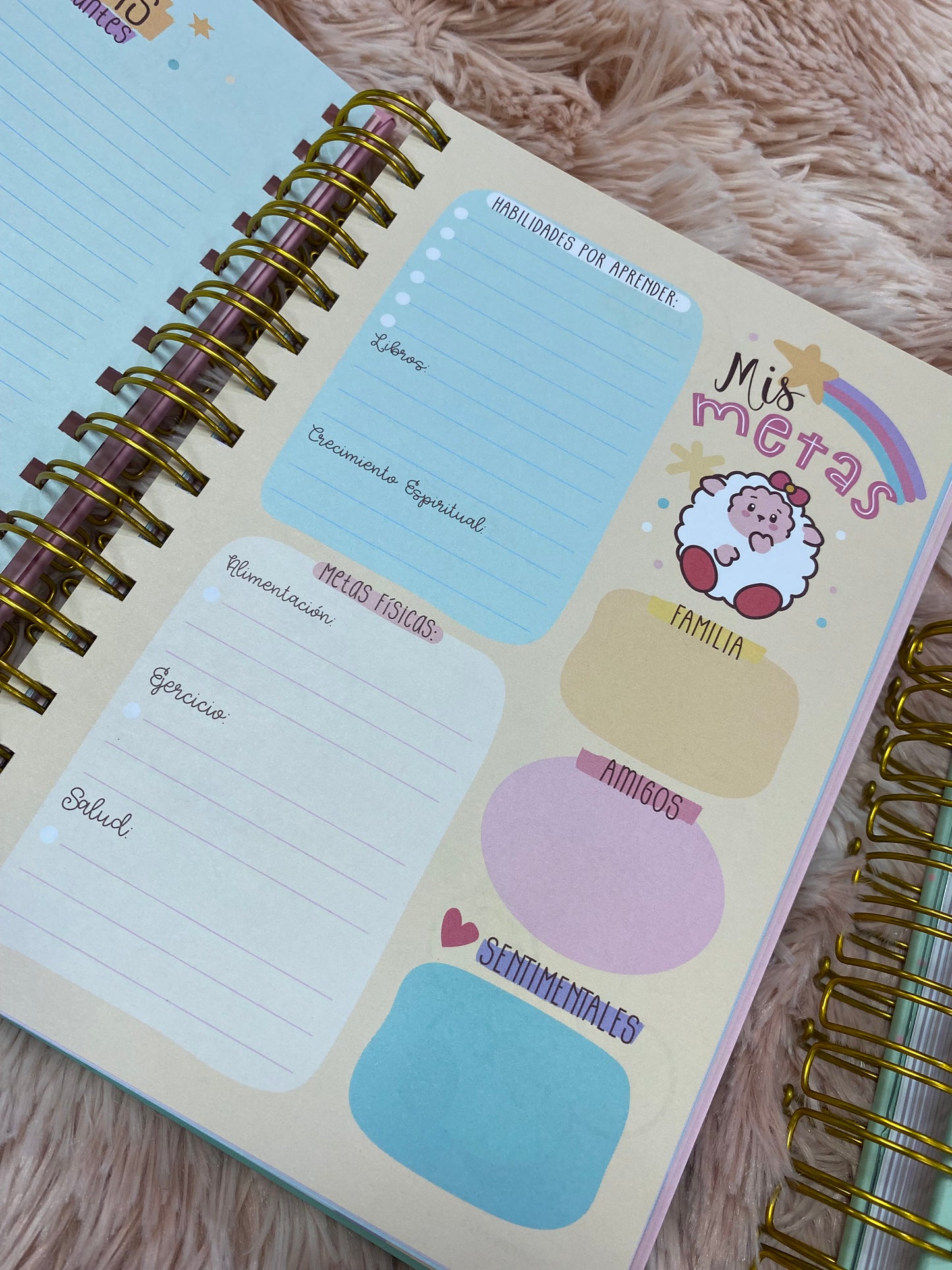 Agendas 2026 - Colección borlitas de espirales