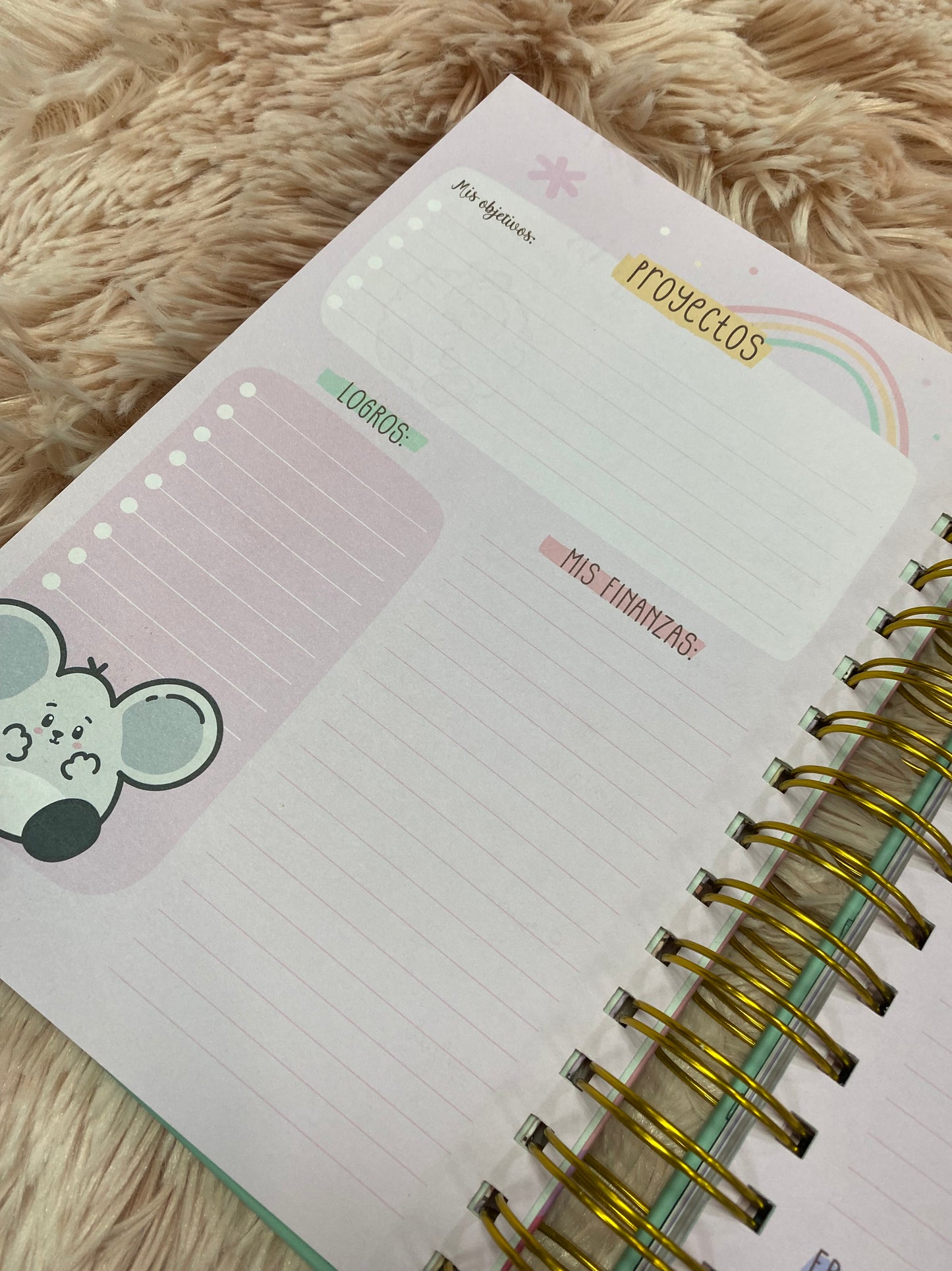 Agendas 2026 - Colección borlitas de espirales