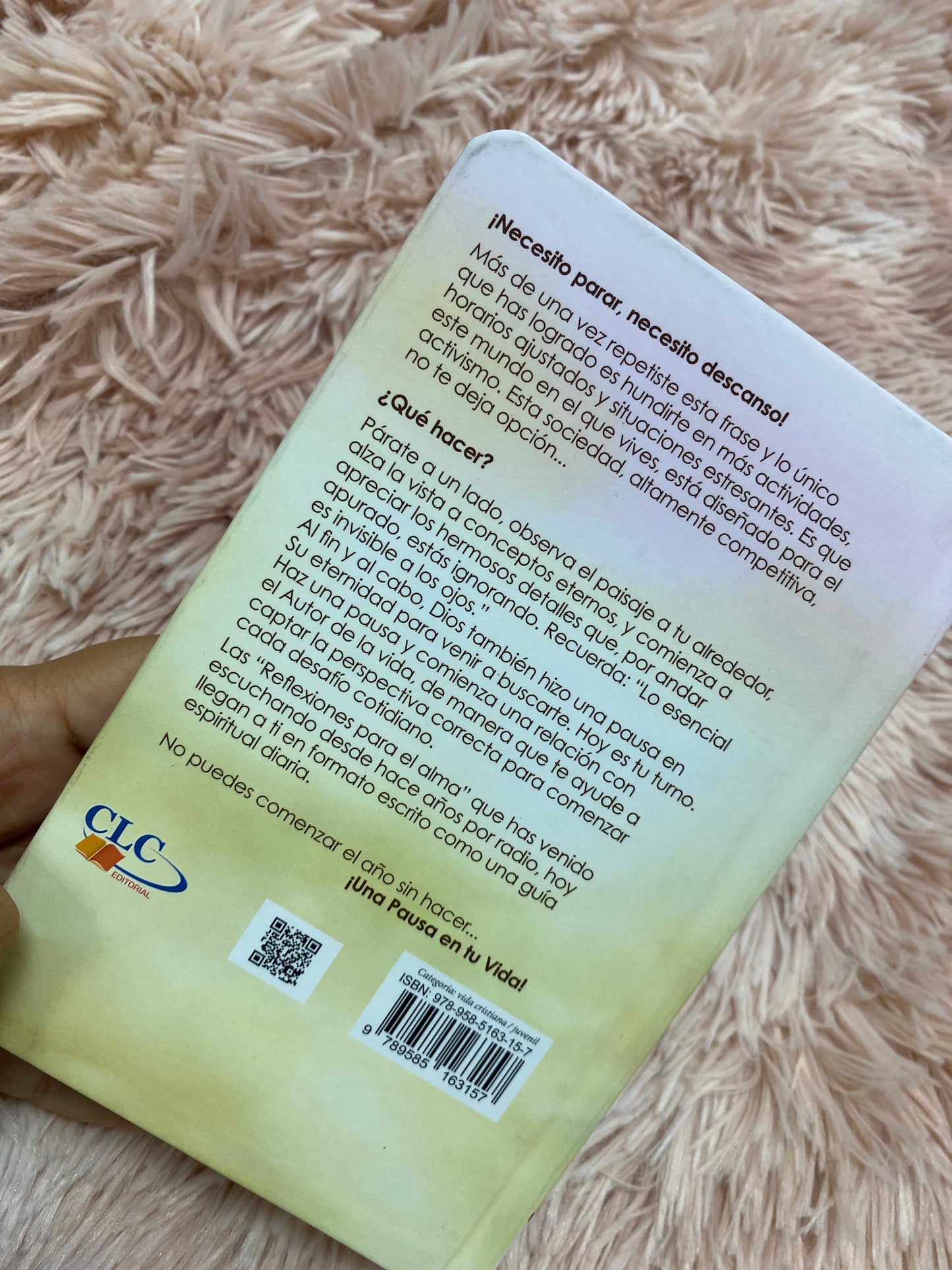 Libro devocional: una pausa en tu vida de Pablo Martini