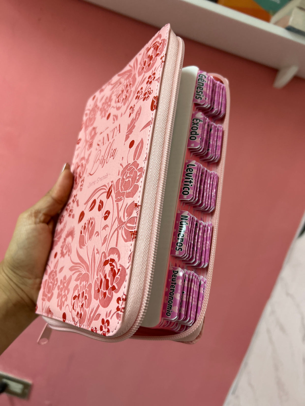 Biblia RV1960 de letras grandes 11,5 puntos con cierre + personalizado