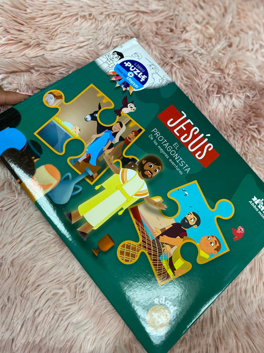 Libro de rompecabezas relatos basados en la biblia (Jesús el protagonista)