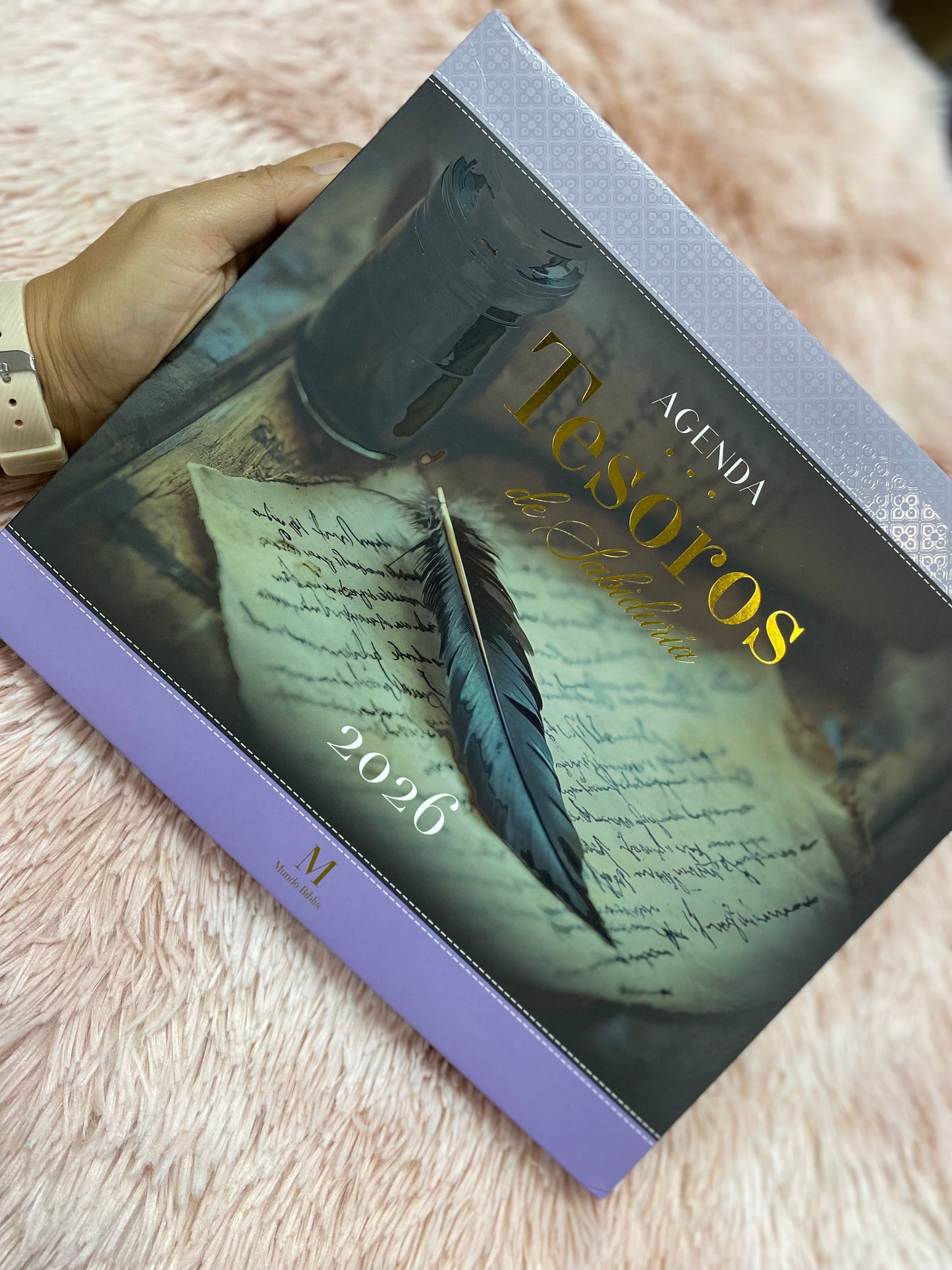 Agendas 2026 - Tesoros de sabiduría en caja con llavero y bolígrafo