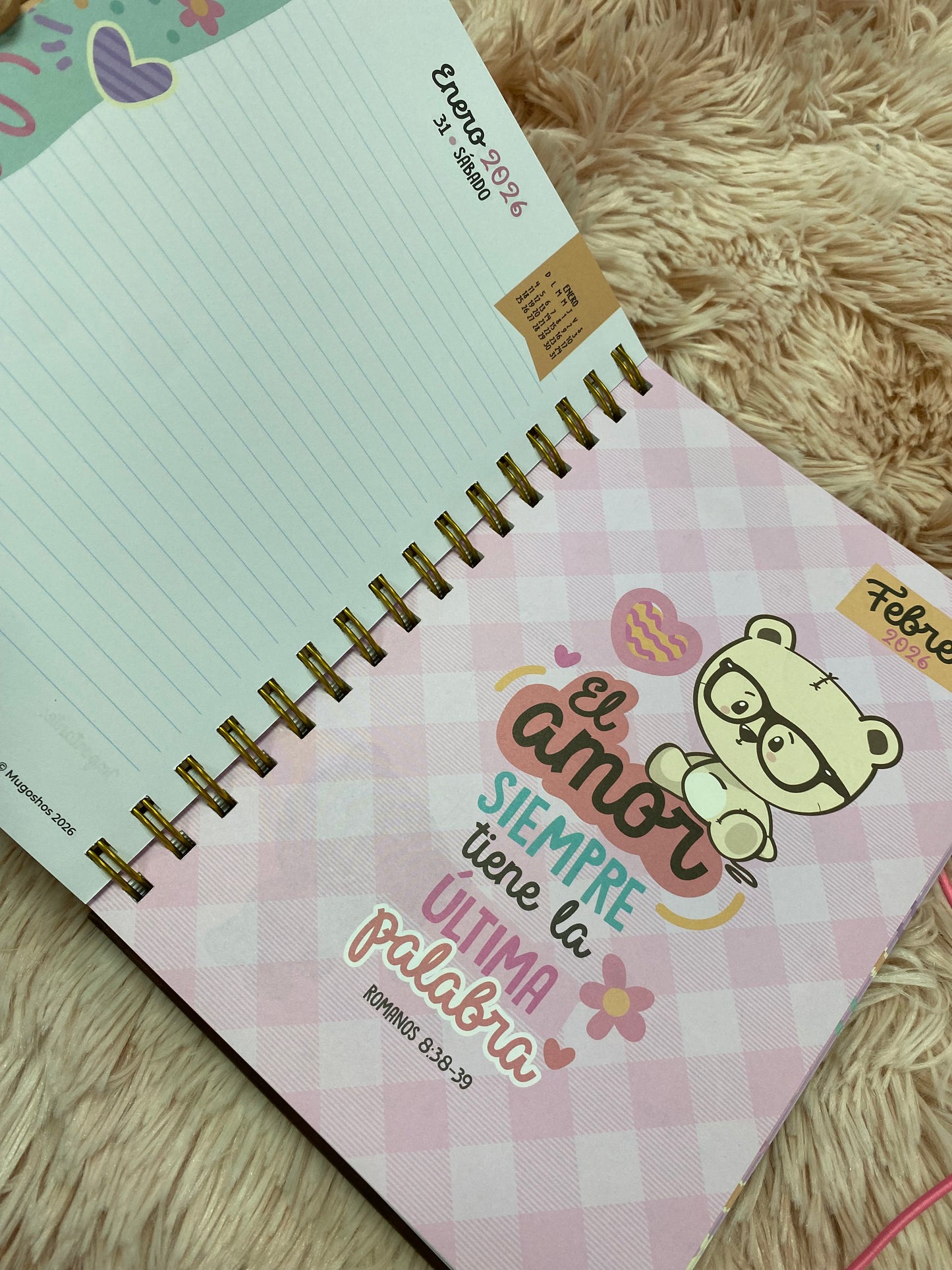 Agendas 2026 - Colección mugoshos de espirales