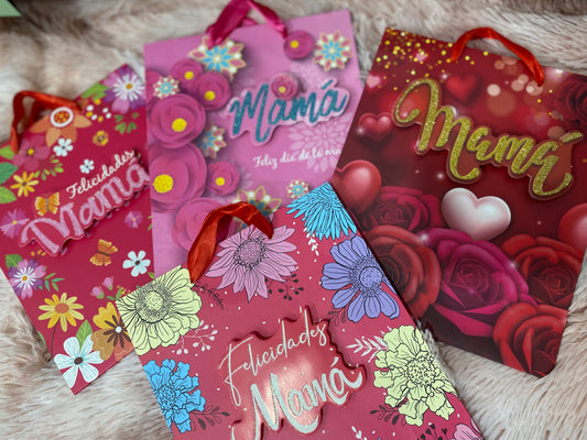 Bolsita de regalo tamaño pequeña motivo día de las madres