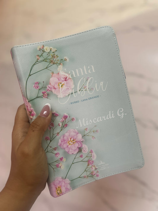Biblia RV1960 letra grande 12 puntos + personalizado