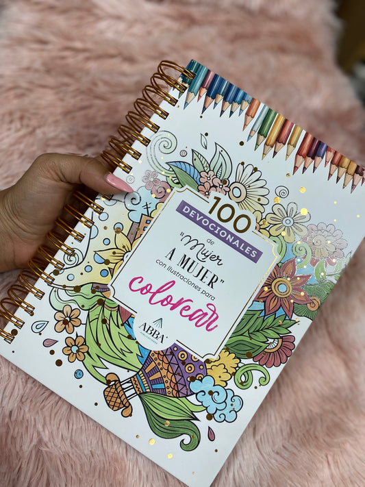 100 devocionales de mujer a mujer para colorear