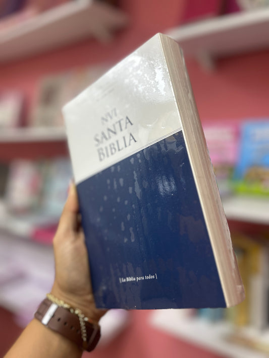 Biblias económicas tapa rústica papel imprenta versión NVI