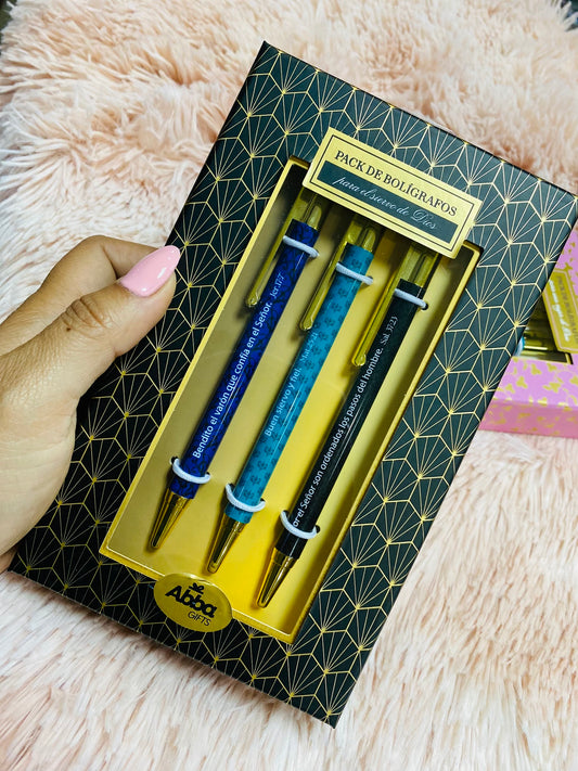 Pack de 3 bolígrafos