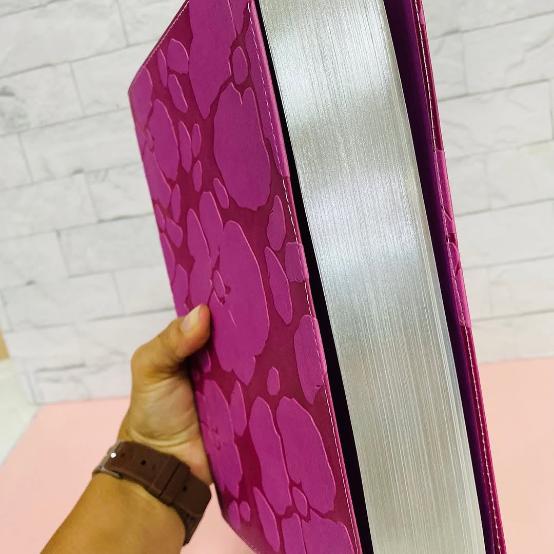 Biblia de estudio Thompson edición especial símil piel y canto plateado