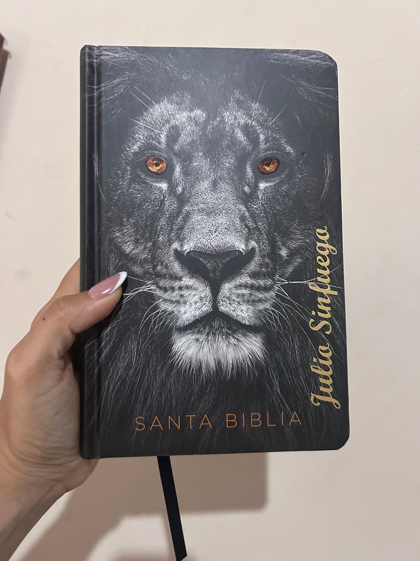 Biblia RV1960 letra grande 10 puntos tapa dura + personalizado