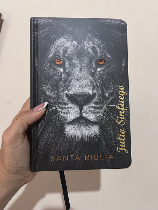 Biblia RV1960 letra grande 10 puntos tapa dura + personalizado
