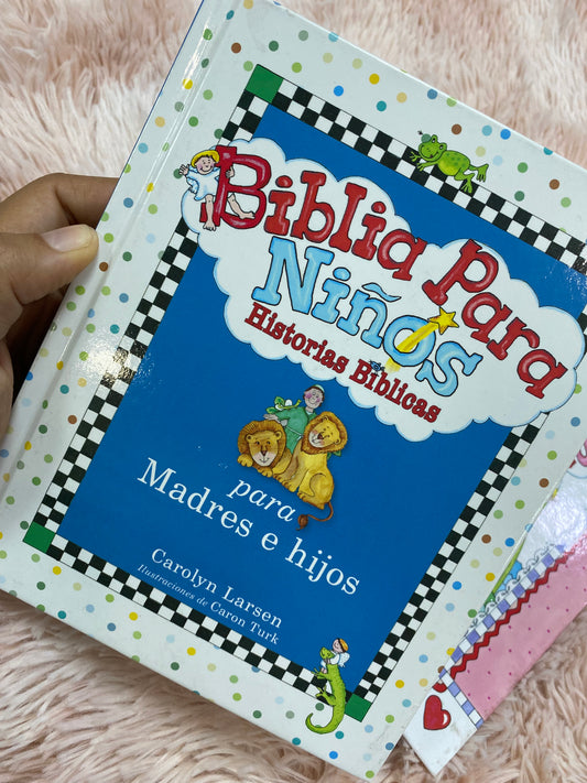 Biblia para niños historias bíblicas ilustradas para madre e hijos