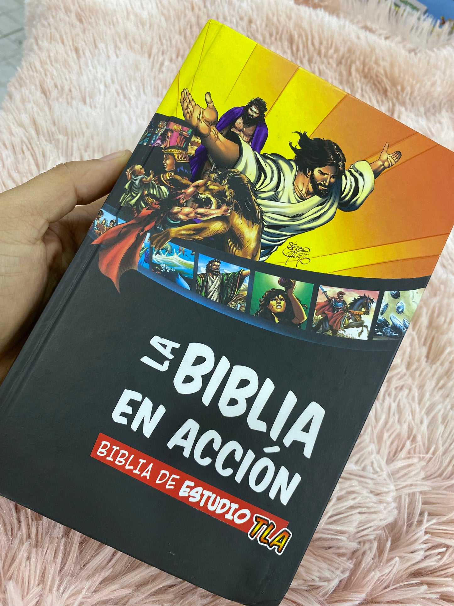 Biblia de estudio: la biblia en acción para jóvenes y niños