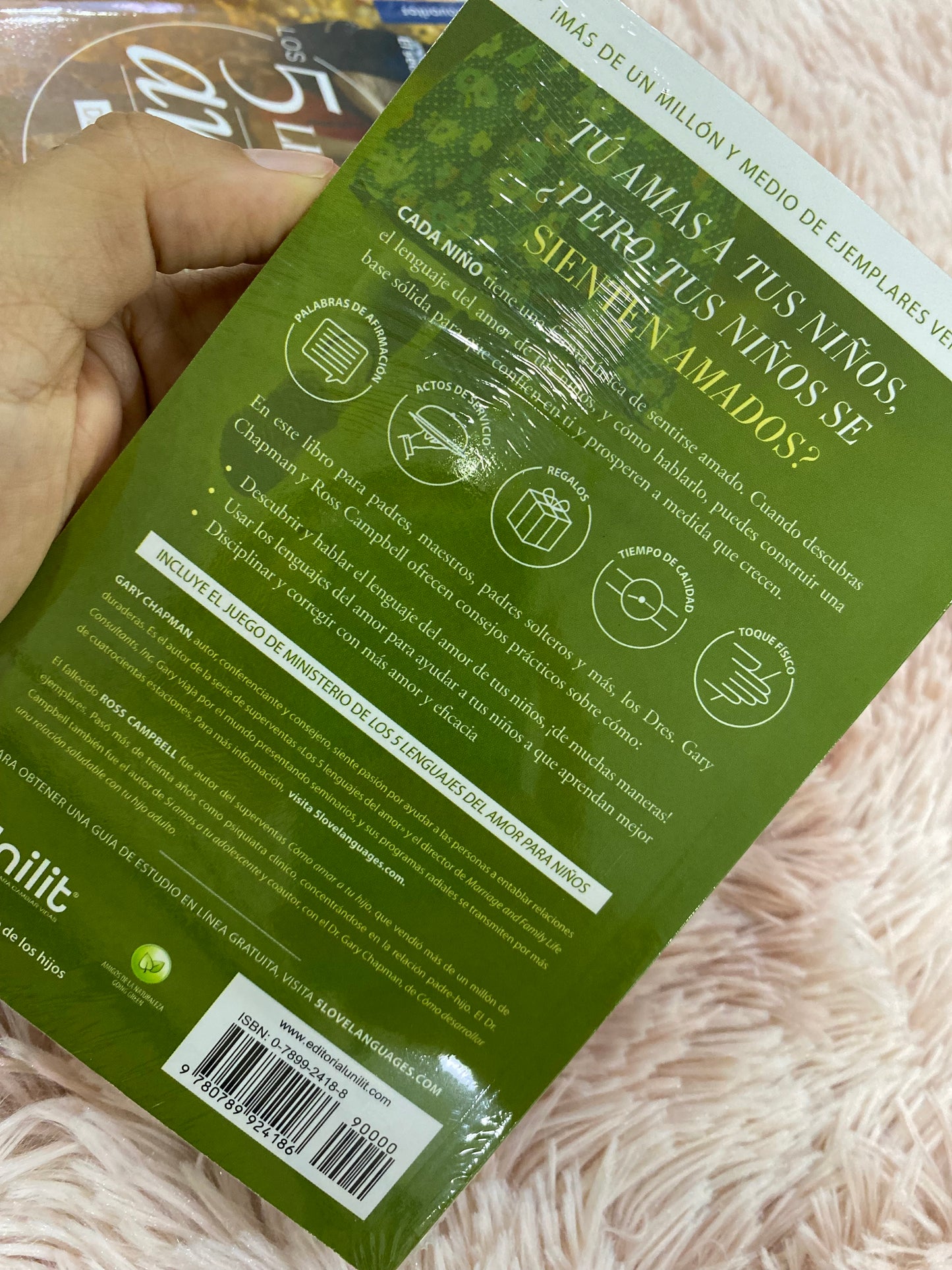 Libro: 5 lenguajes del amor de los niños de Gary Chapman