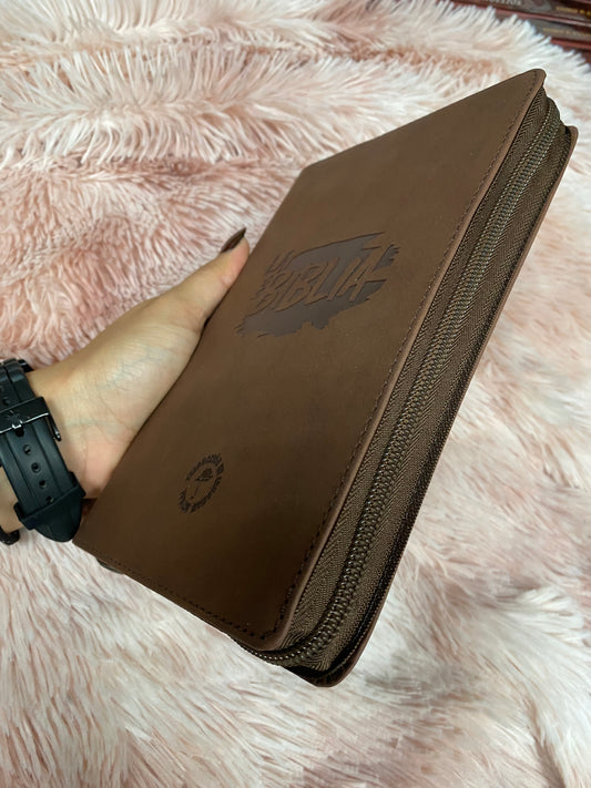 Biblia letra grande 12 puntos versión TLA con cierre y palabras de Jesús marcadas