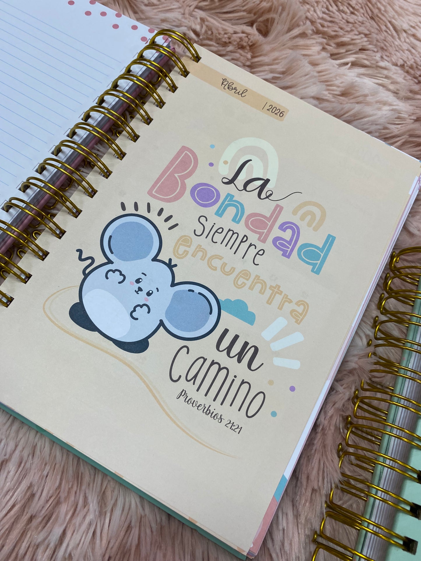 Agendas 2026 - Colección borlitas de espirales