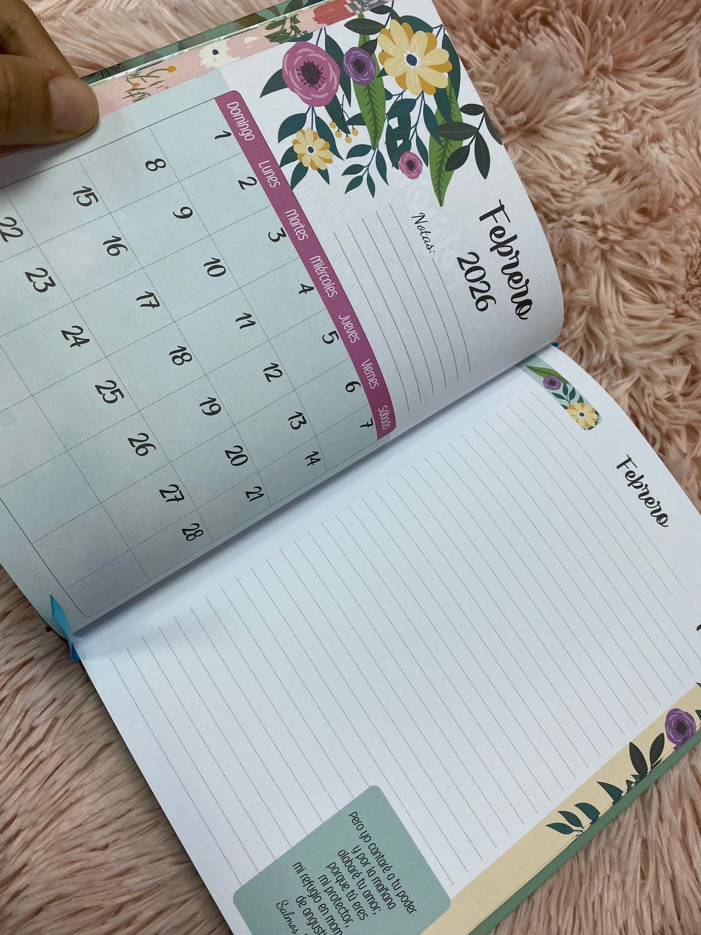 Agendas 2026 - Esforzada y valiente en pasta