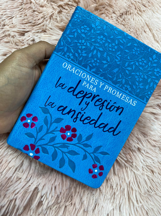 Libro devocional oraciones y promesas para la ansiedad y depresión
